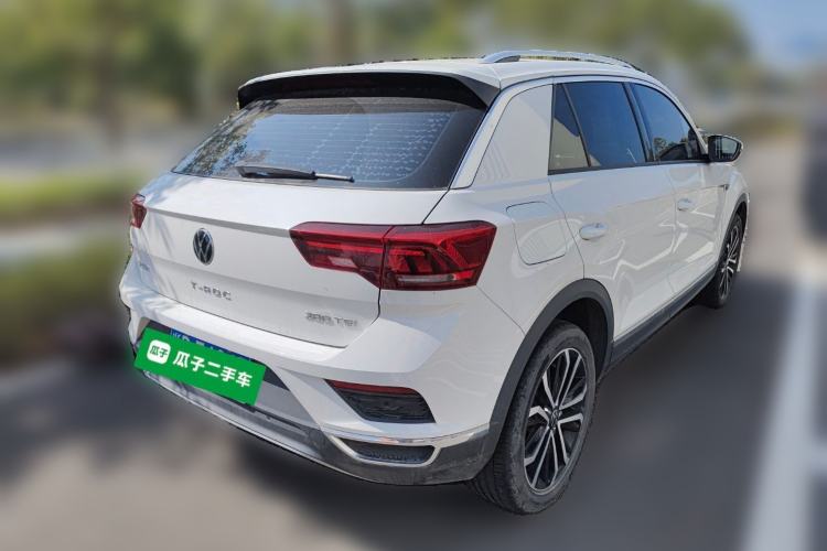 Used Volkswagen T-ROC 2021 280TSI DSG Two-Wheel Drive Comfort Connect Edition Rear Right 45 Deg
