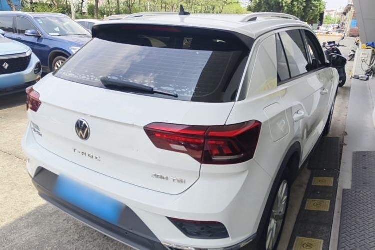 Used Volkswagen T-ROC 2021 Revised Version 280TSI DSG Two-Wheel Drive Elite Connect Edition Rear Right 45 Deg