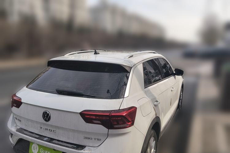 Used Volkswagen T-ROC 2021 280TSI DSG Two-Wheel Drive Elite Connect Edition Rear Right 45 Deg