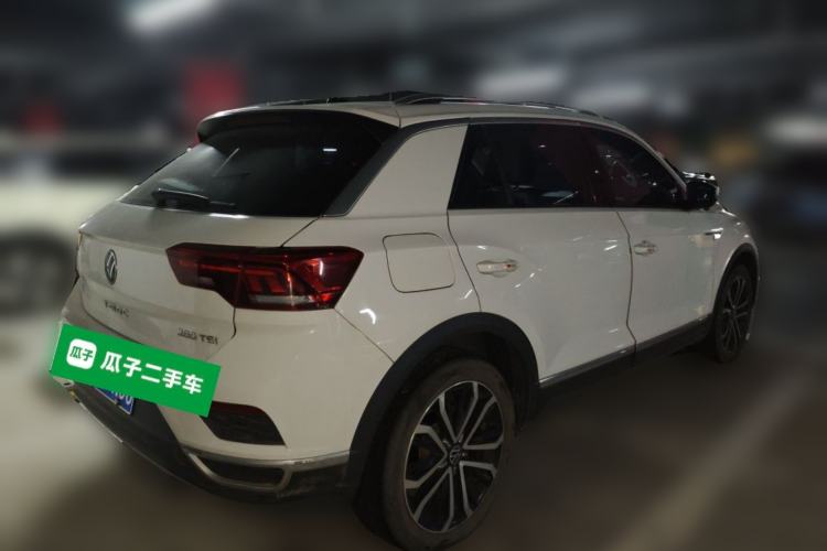 Used Volkswagen T-ROC 2021 280TSI DSG Two-Wheel Drive Comfort Connect Edition Rear Right 45 Deg