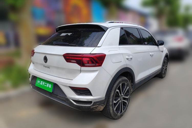 Used Volkswagen T-ROC 2021 280TSI DSG Two-Wheel Drive Comfort Connect Edition Rear Right 45 Deg