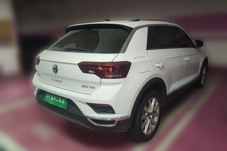 Used Volkswagen T-ROC 2021 280TSI DSG Two-Wheel Drive Elite Connect Edition Rear Right 45 Deg