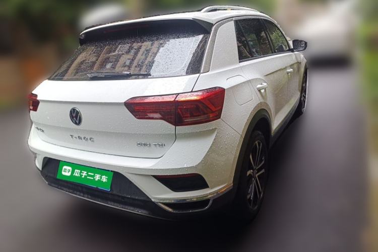 Used Volkswagen T-ROC 2021 280TSI DSG Two-Wheel Drive Comfort Connect 30th Anniversary Edition Rear Right 45 Deg