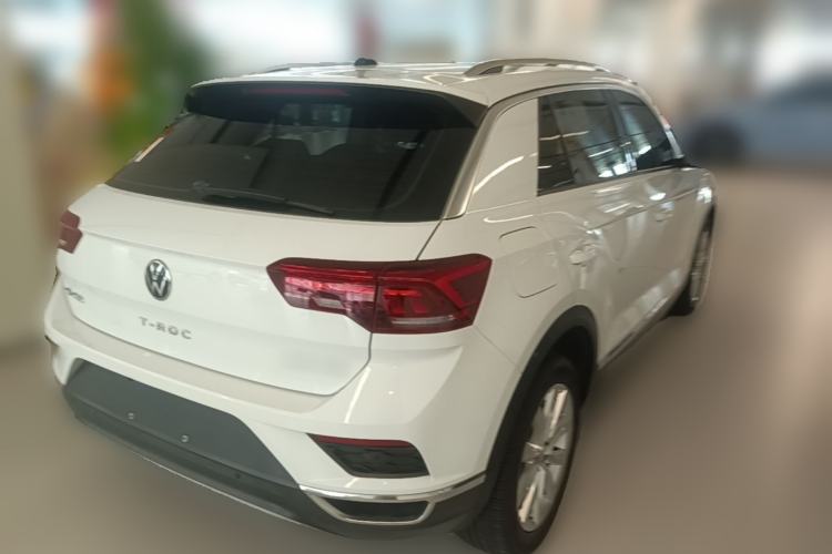 Used Volkswagen T-ROC 2021 280TSI DSG Two-Wheel Drive Elite Connect Edition Rear Right 45 Deg