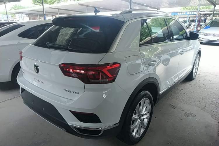 Used Volkswagen T-ROC 2021 280TSI DSG Two-Wheel Drive Elite Connect Edition Rear Right 45 Deg