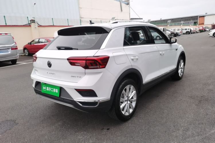 Used Volkswagen T-ROC 2021 Revised Version 280TSI DSG Two-Wheel Drive Elite Connect Edition Rear Right 45 Deg