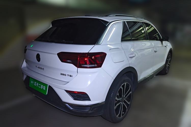 Used Volkswagen T-ROC 2021 Revised Version 280TSI DSG Two-Wheel Drive Comfort & Smart Connectivity Edition Rear Right 45 Deg