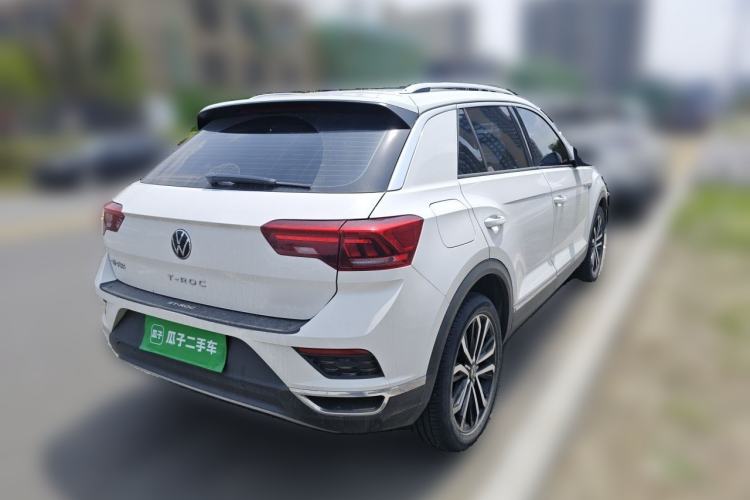 Used Volkswagen T-ROC 2021 Revised Version 280TSI DSG Two-Wheel Drive Comfort & Smart Connectivity Edition Rear Right 45 Deg