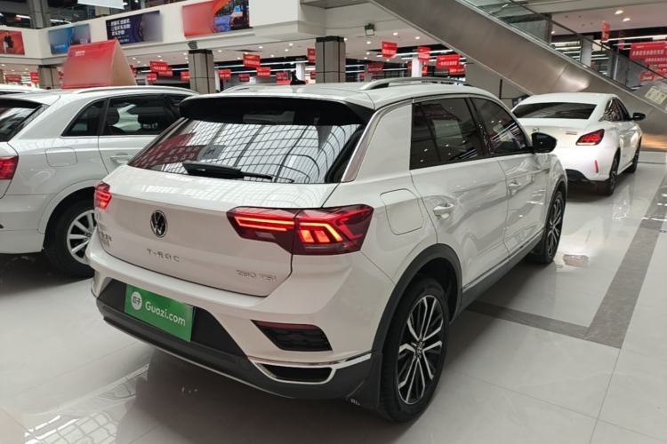Used Volkswagen T-ROC 2021 280TSI DSG Two-Wheel Drive Comfort Connect Edition Rear Right 45 Deg