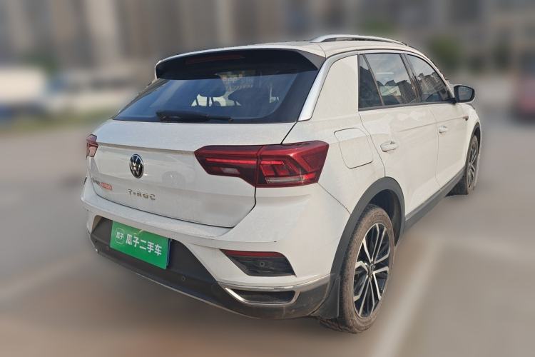 Used Volkswagen T-ROC 2021 280TSI DSG Two-Wheel Drive Comfort Connect Edition Rear Right 45 Deg