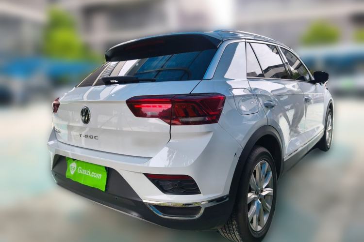 Used Volkswagen T-ROC 2021 280TSI DSG Two-Wheel Drive Elite Connect Edition Rear Right 45 Deg