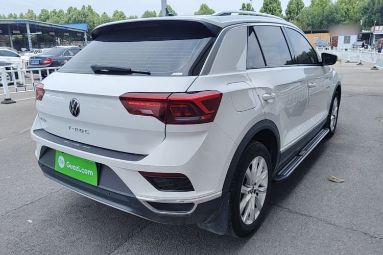 Used Volkswagen T-ROC 2021 280TSI DSG Two-Wheel Drive Elite Connect Edition Rear Right 45 Deg