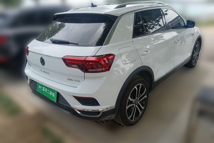 Used Volkswagen T-ROC 2021 280TSI DSG Two-Wheel Drive Comfort Connect Edition Rear Right 45 Deg