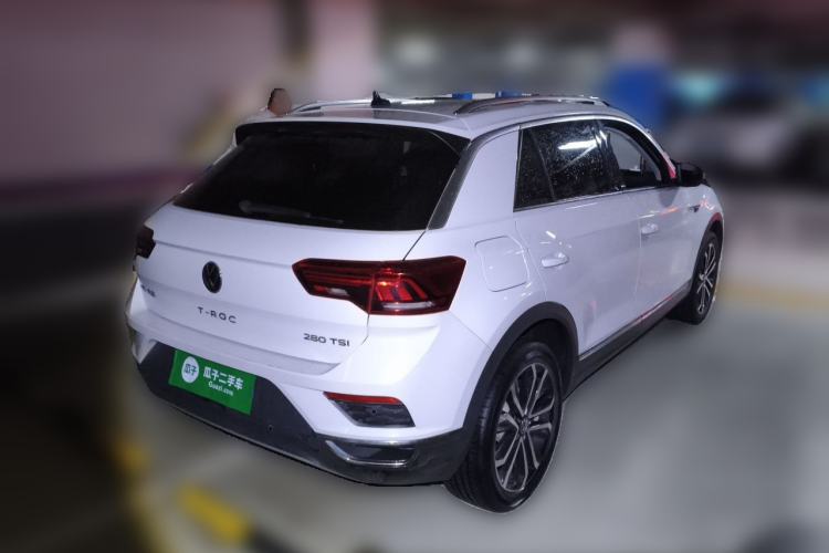 Used Volkswagen T-ROC 2021 280TSI DSG Two-Wheel Drive Comfort Connect 30th Anniversary Edition Rear Right 45 Deg