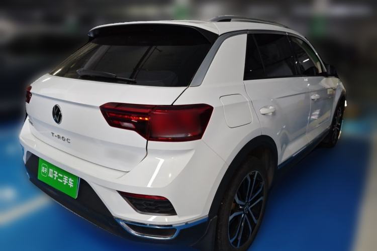Used Volkswagen T-ROC 2021 Revised Version 280TSI DSG Two-Wheel Drive Comfort & Smart Connectivity Edition Rear Right 45 Deg