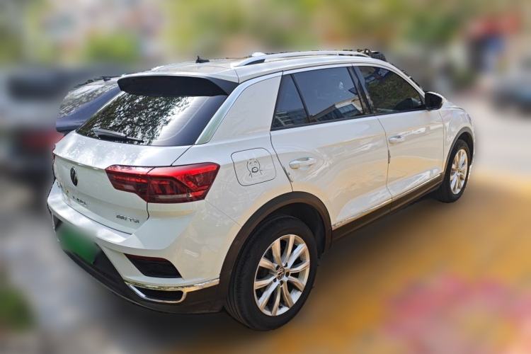 Used Volkswagen T-ROC 2021 280TSI DSG Two-Wheel Drive Elite Connect Edition Rear Right 45 Deg