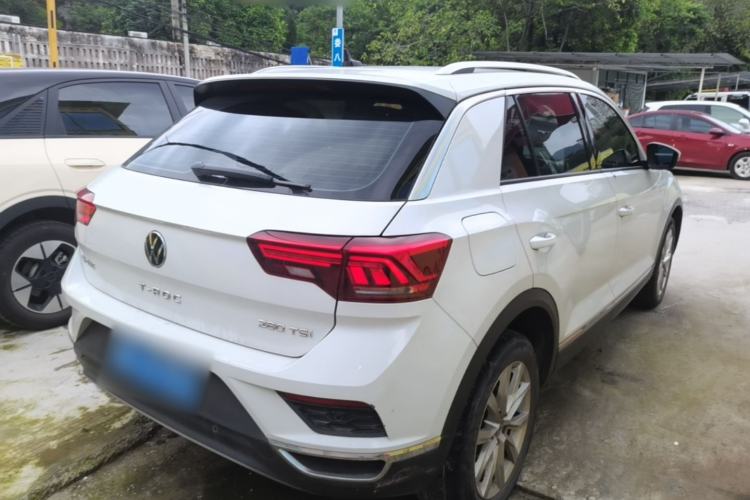 Used Volkswagen T-ROC 2021 280TSI DSG Two-Wheel Drive Elite Connect Edition Rear Right 45 Deg