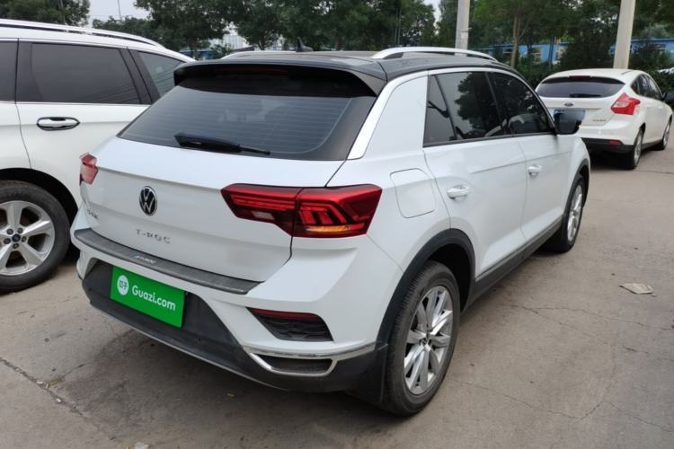 Used Volkswagen T-ROC 2021 280TSI DSG Two-Wheel Drive Elite Connect Edition Rear Right 45 Deg