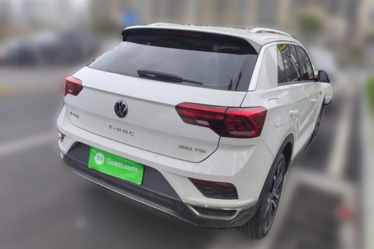 Used Volkswagen T-ROC 2021 Revised Version 280TSI DSG Two-Wheel Drive Comfort & Smart Connectivity Edition Rear Right 45 Deg