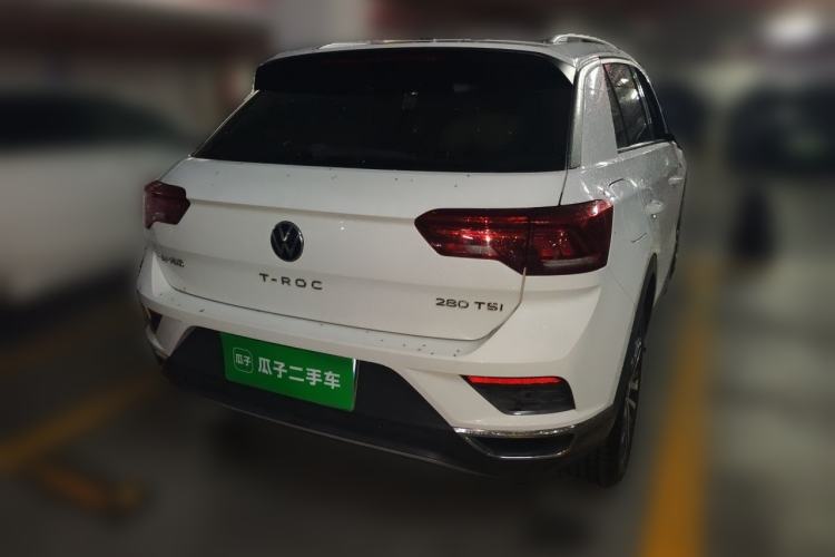 Used Volkswagen T-ROC 2021 280TSI DSG Two-Wheel Drive Comfort Connect Edition Rear Right 45 Deg