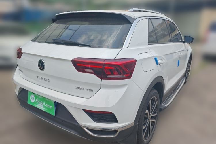 Used Volkswagen T-ROC 2021 280TSI DSG Two-Wheel Drive Comfort Connect Edition Rear Right 45 Deg