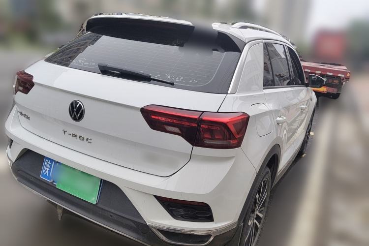 Used Volkswagen T-ROC 2021 280TSI DSG Two-Wheel Drive Comfort Connect 30th Anniversary Edition Rear Right 45 Deg