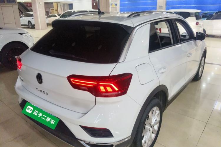 Used Volkswagen T-ROC 2021 280TSI DSG Two-Wheel Drive Elite Connect Edition Rear Right 45 Deg