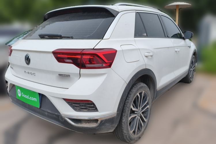 Used Volkswagen T-ROC 2021 280TSI DSG Two-Wheel Drive Comfort Connect 30th Anniversary Edition Rear Right 45 Deg
