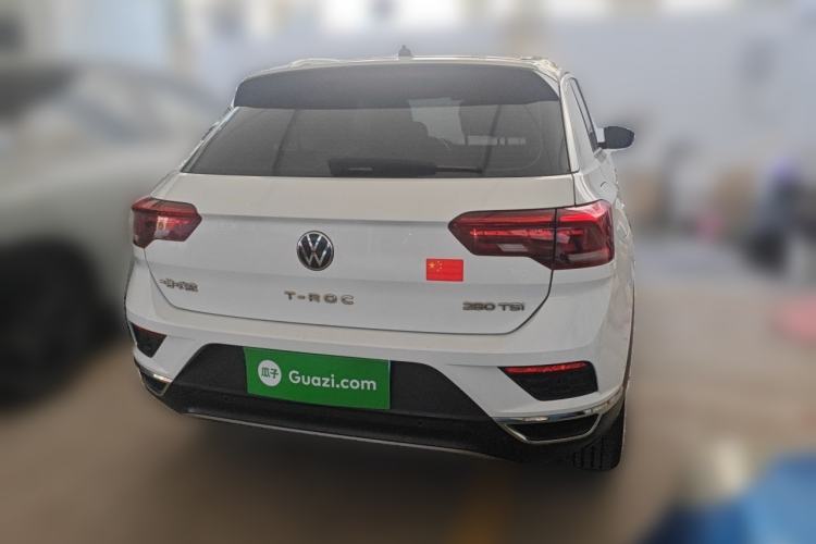 Used Volkswagen T-ROC 2021 280TSI DSG Two-Wheel Drive Comfort Connect Edition Rear Right 45 Deg