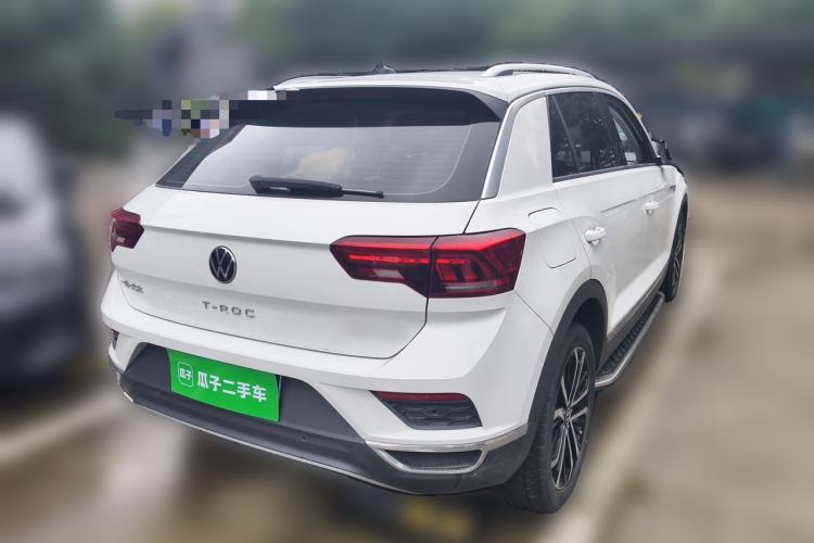 Used Volkswagen T-ROC 2021 280TSI DSG Two-Wheel Drive Comfort Connect Edition Rear Right 45 Deg