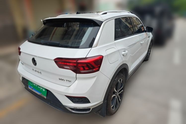 Used Volkswagen T-ROC 2021 280TSI DSG Two-Wheel Drive Luxury Smart Connectivity Version Rear Right 45 Deg