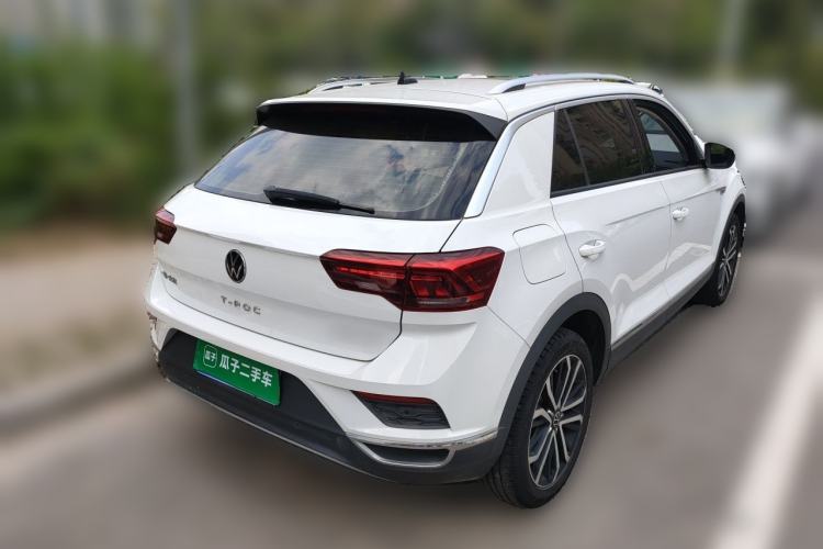 Used Volkswagen T-ROC 2021 280TSI DSG Two-Wheel Drive Comfort Connect Edition Rear Right 45 Deg