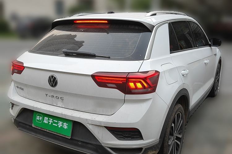 Used Volkswagen T-ROC 2021 280TSI DSG Two-Wheel Drive Comfort Connect 30th Anniversary Edition Rear Right 45 Deg