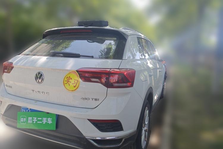 Used Volkswagen T-ROC 2021 Revised Version 280TSI DSG Two-Wheel Drive Elite Connect Edition Rear Right 45 Deg