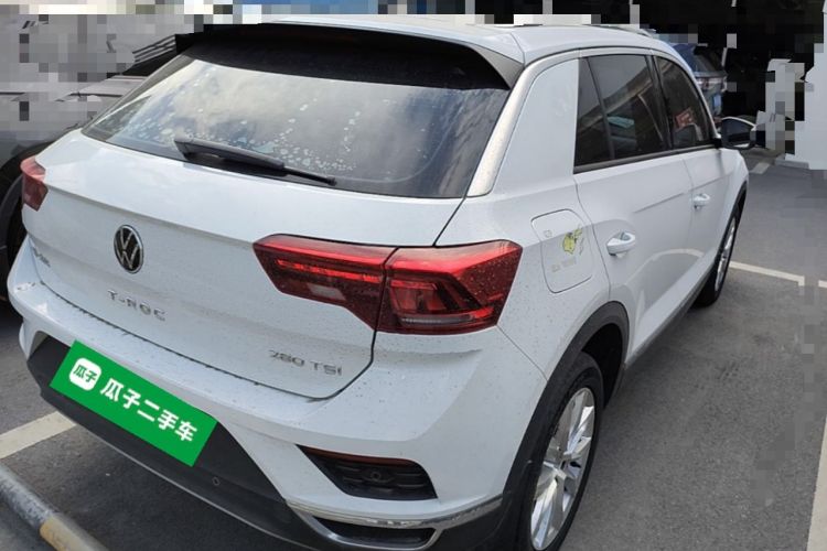Used Volkswagen T-ROC 2021 280TSI DSG Two-Wheel Drive Elite Connect Edition Rear Right 45 Deg