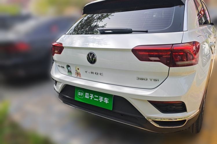 Used Volkswagen T-ROC 2021 280TSI DSG Two-Wheel Drive Elite Connect Edition Rear