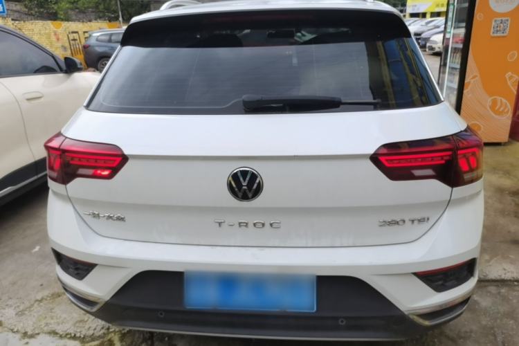 Used Volkswagen T-ROC 2021 280TSI DSG Two-Wheel Drive Elite Connect Edition Rear