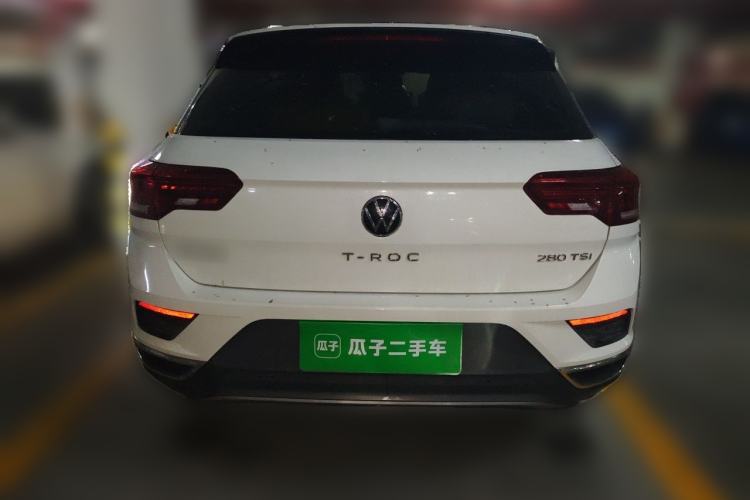 Used Volkswagen T-ROC 2021 280TSI DSG Two-Wheel Drive Comfort Connect Edition Rear