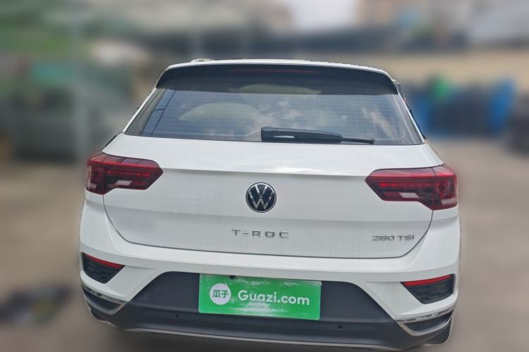 Used Volkswagen T-ROC 2021 280TSI DSG Two-Wheel Drive Comfort Connect Edition Rear