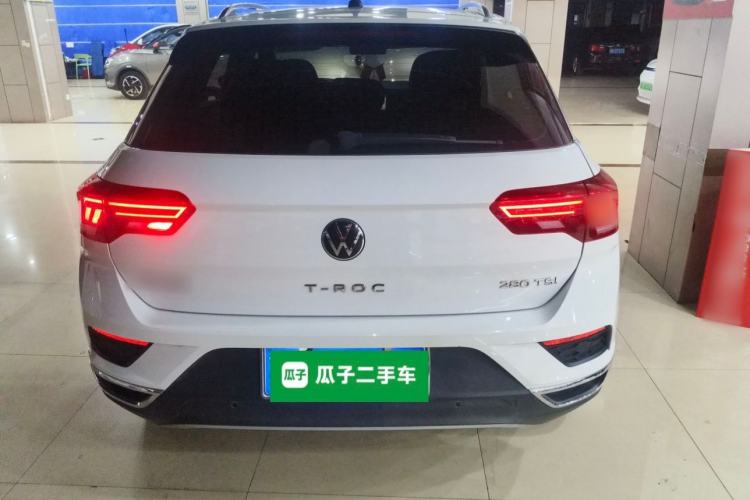 Used Volkswagen T-ROC 2021 280TSI DSG Two-Wheel Drive Elite Connect Edition Rear