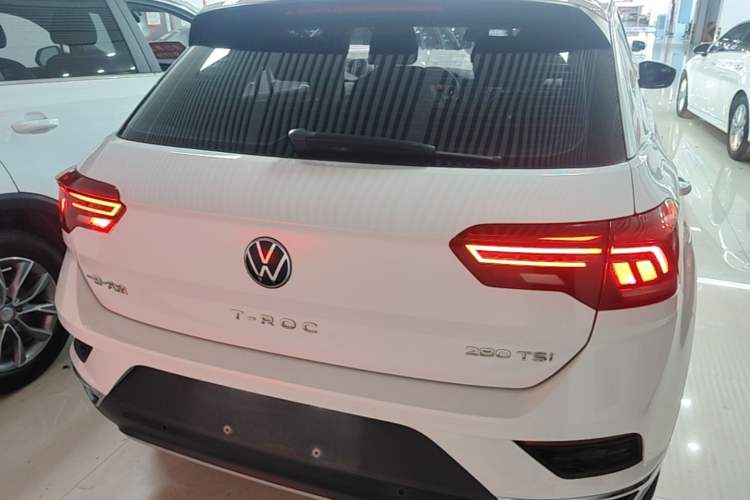 Used Volkswagen T-ROC 2021 280TSI DSG Two-Wheel Drive Comfort Connect Edition Rear