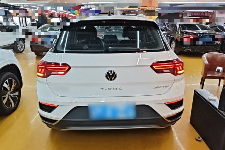 Used Volkswagen T-ROC 2021 280TSI DSG Two-Wheel Drive Comfort Connect Edition Rear