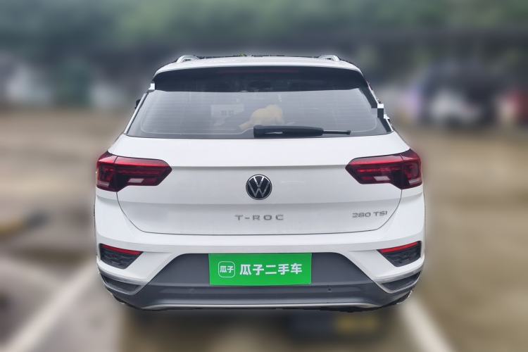 Used Volkswagen T-ROC 2021 280TSI DSG Two-Wheel Drive Comfort Connect Edition Rear