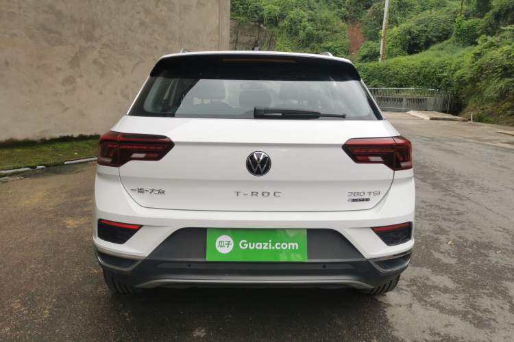 Used Volkswagen T-ROC 2021 Revised Version 280TSI DSG All-Wheel Drive Luxury Connected Edition Rear