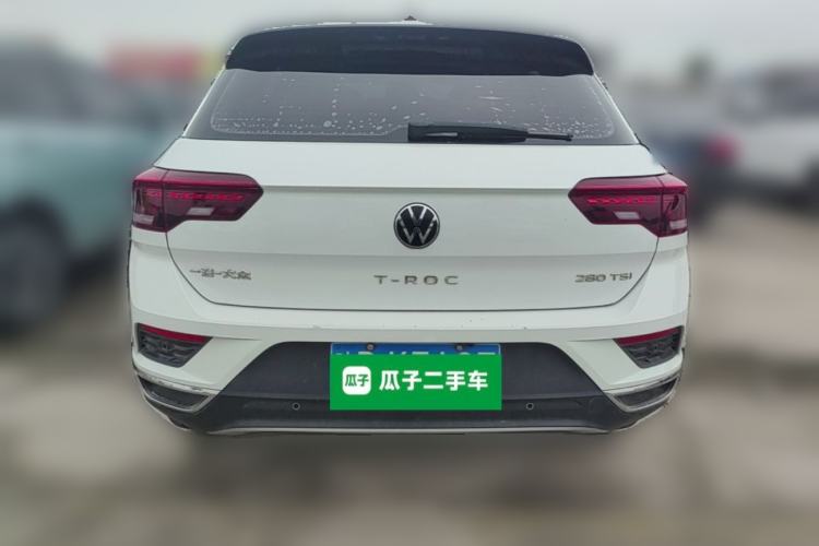 Used Volkswagen T-ROC 2021 280TSI DSG Two-Wheel Drive Elite Connect Edition Rear