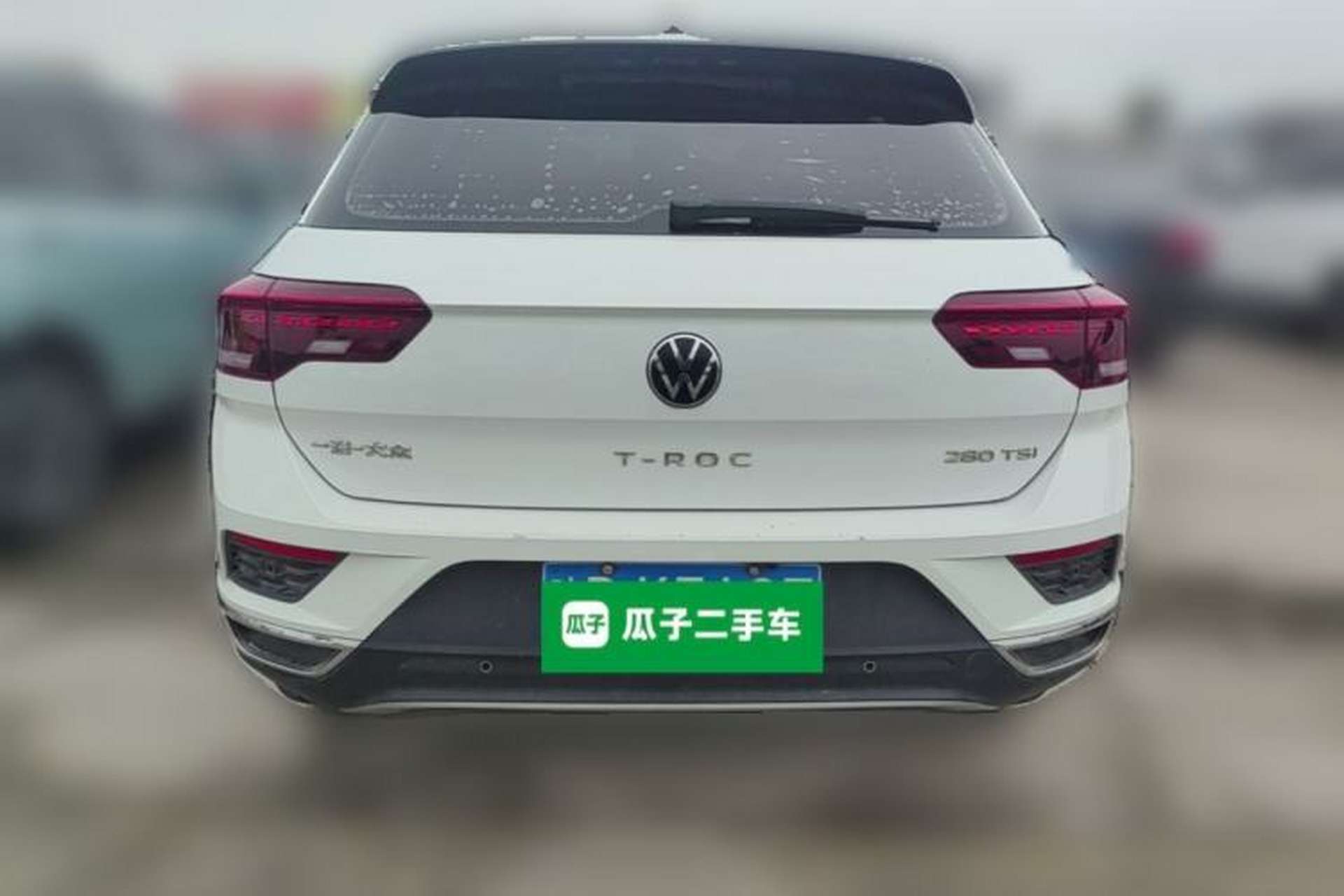 Used Volkswagen T-ROC 2021 280TSI DSG Two-Wheel Drive Elite Connect Edition Rear