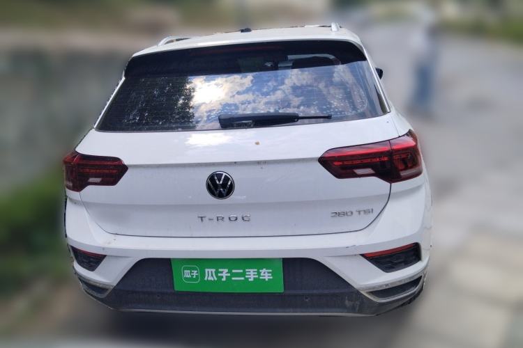 Used Volkswagen T-ROC 2021 280TSI DSG Two-Wheel Drive Comfort Connect Edition Rear