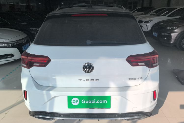 Used Volkswagen T-ROC 2021 280TSI DSG Two-Wheel Drive R-Line Pro Connected Version Rear