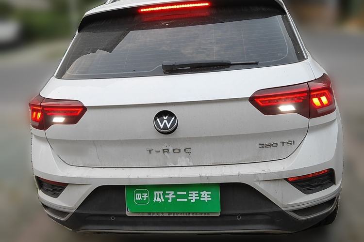 Used Volkswagen T-ROC 2021 280TSI DSG Two-Wheel Drive Comfort Connect 30th Anniversary Edition Rear