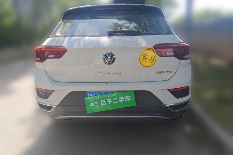 Used Volkswagen T-ROC 2021 Revised Version 280TSI DSG Two-Wheel Drive Elite Connect Edition Rear